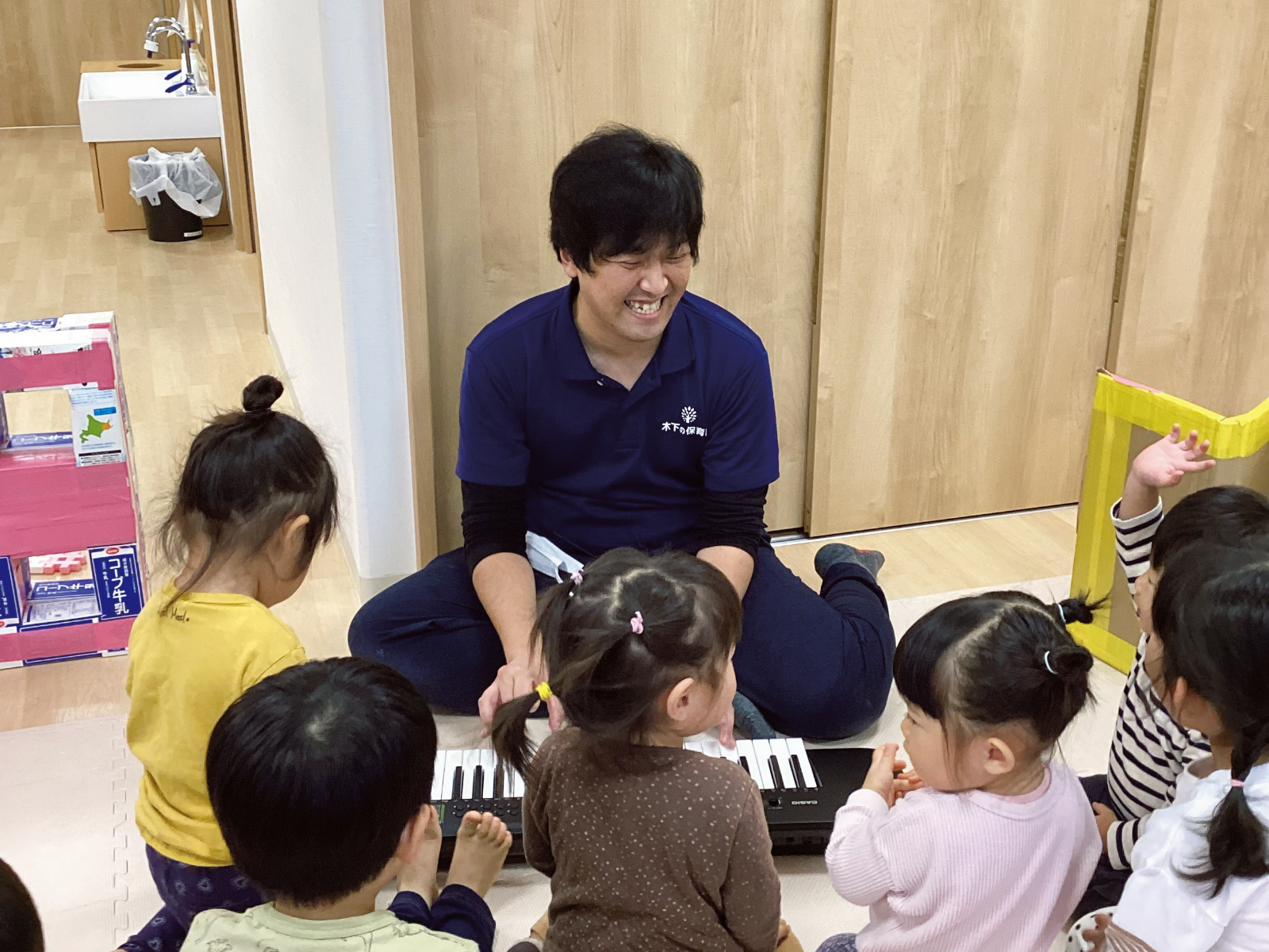 中山先生の職場での様子