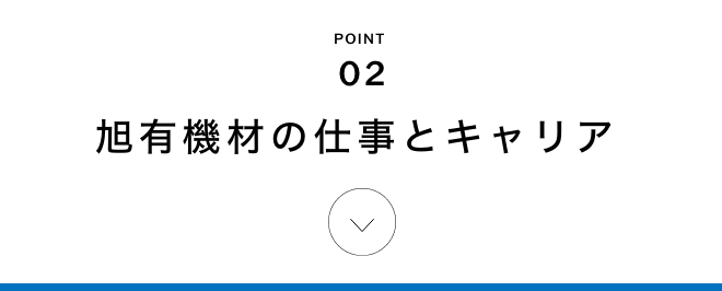 POINT2 旭有機材の仕事とキャリア
