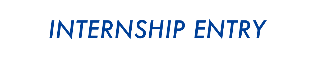 INTERNSHIP ENTRY