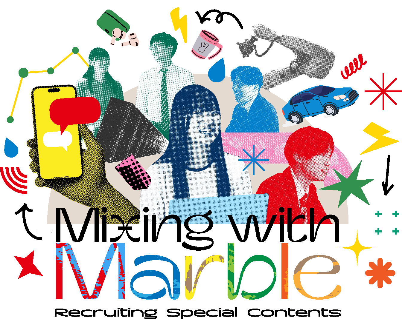 Mixing with Marble Recruiting Special Contens
